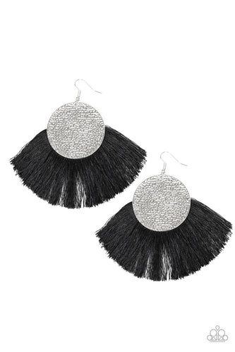 Paparazzi Accessories Foxtrot Fringe - Black