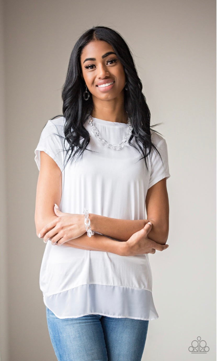 Paparazzi Accessories Ice Queen Necklace and Bracelet