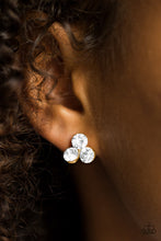 Load image into Gallery viewer, Paparazzi Accessories Everything Must GLOW!- Gold Post Earrings