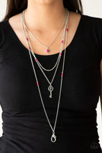 Load image into Gallery viewer, Paparazzi Accessories Key Keynote - Pink