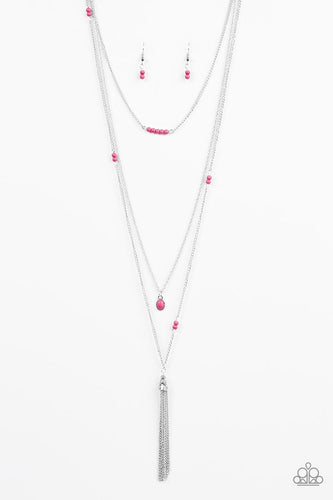 Paparazzi Accessories SANDSTONE Castles - Pink