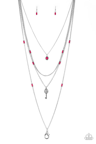 Paparazzi Accessories Key Keynote - Pink