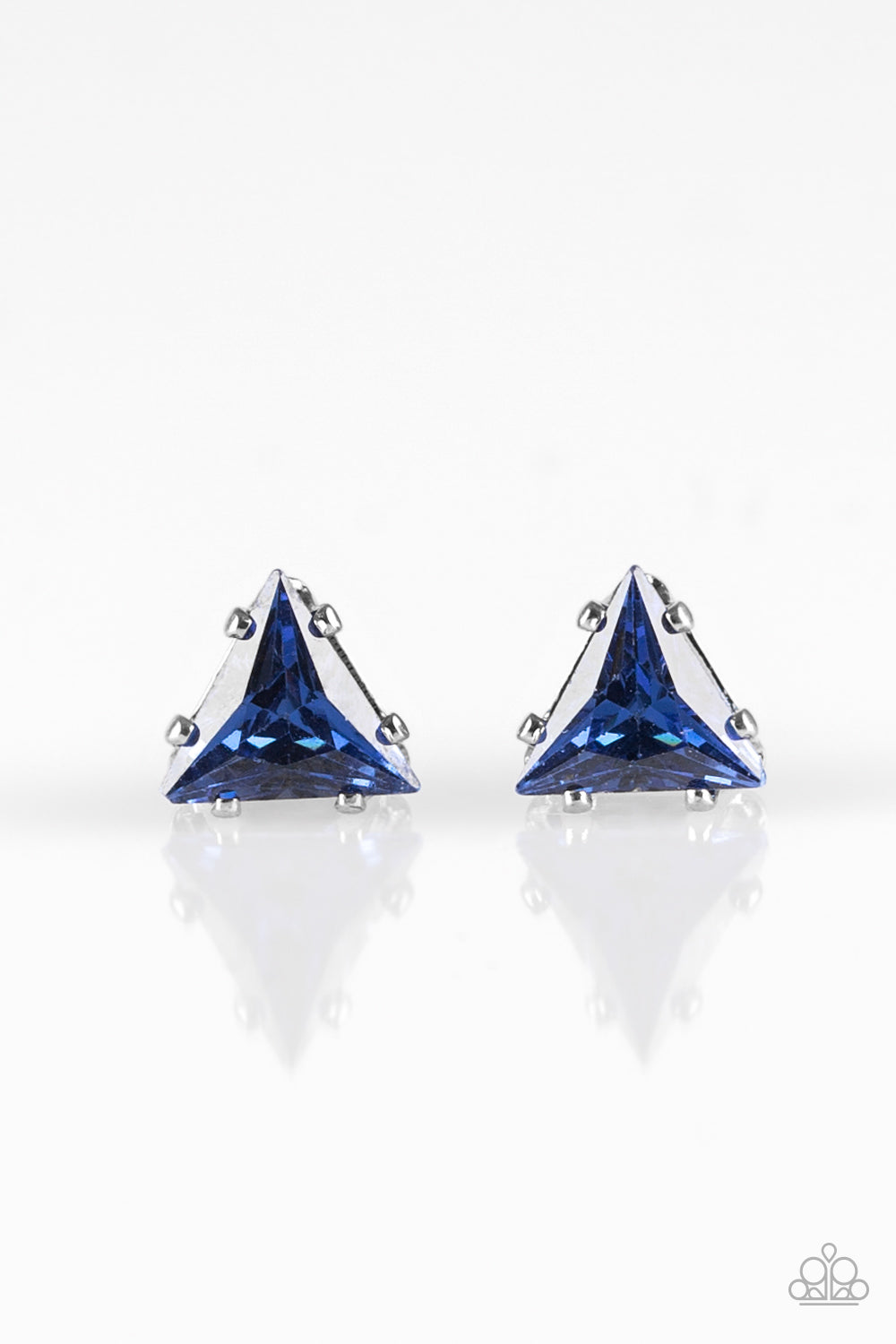 Prismatic Shine - Blue Post Earrings