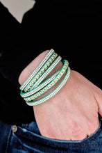 Load image into Gallery viewer, Paparazzi Accessories I BOLD You So! - Green Urban Bracelet
