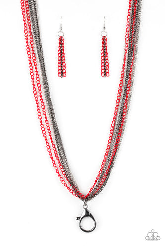 Paparazzi Accessories Colorful Calamity - Red