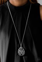 Load image into Gallery viewer, Paparazzi Accessories TEARDROP-Dead Gorgeous - Silver