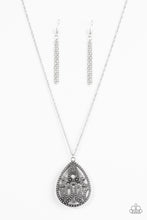 Load image into Gallery viewer, Paparazzi Accessories TEARDROP-Dead Gorgeous - Silver