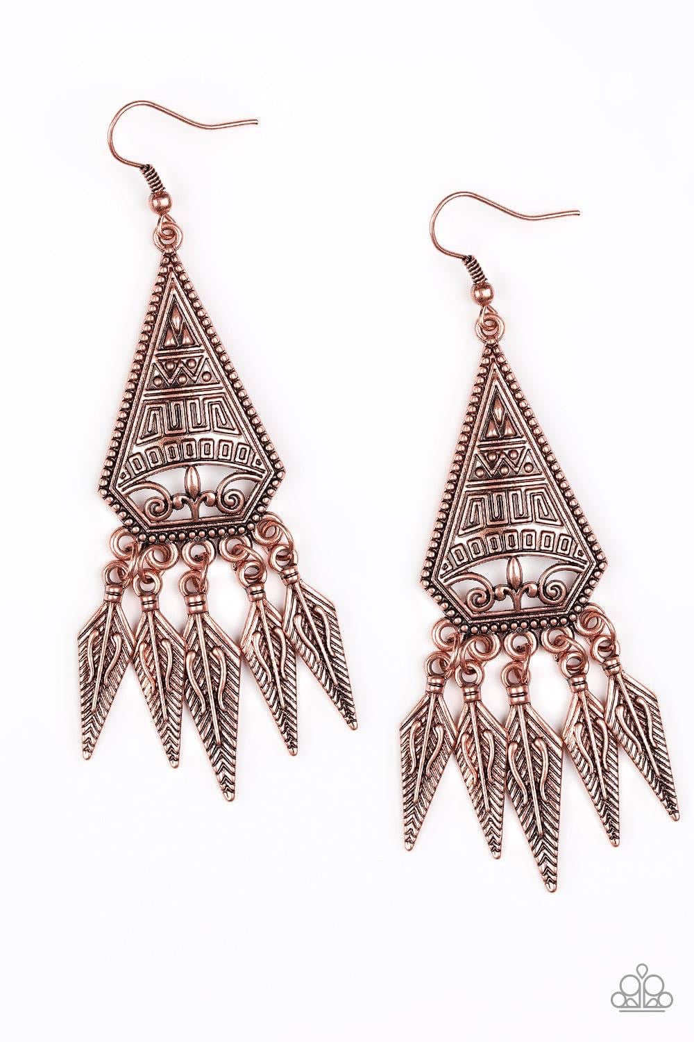 Paparazzi Accessories ME OH MAYAN Copper