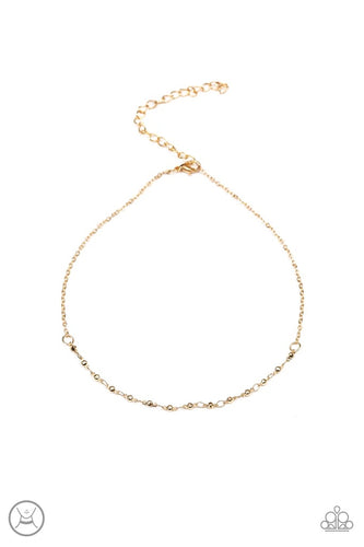 Paparazzi Accessories Take A Risk - Gold Choker