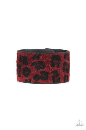 Paparazzi Accessories Cheetah Cabana - Red