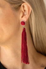 Load image into Gallery viewer, Paparazzi Accessories Tightrope Tassel - Red