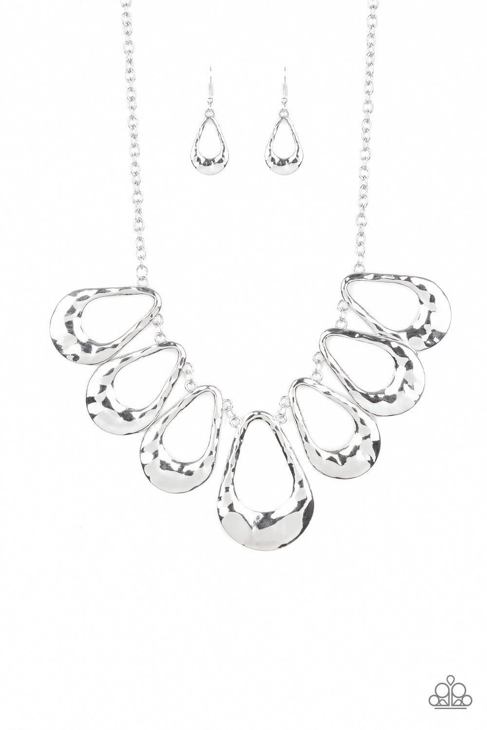 Paparazzi Accessories Teardrop Envy - Silver