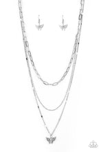 Load image into Gallery viewer, Paparazzi Accessories Bountiful Butterflies - White