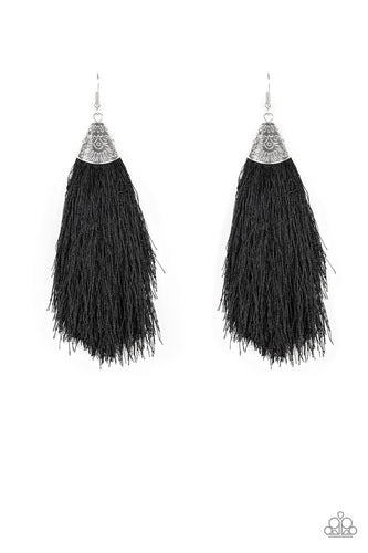 Paparazzi Accessories Tassel Temptress - Black