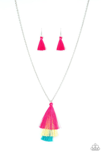 Paparazzi Accessories Triple The Tassel - Multi